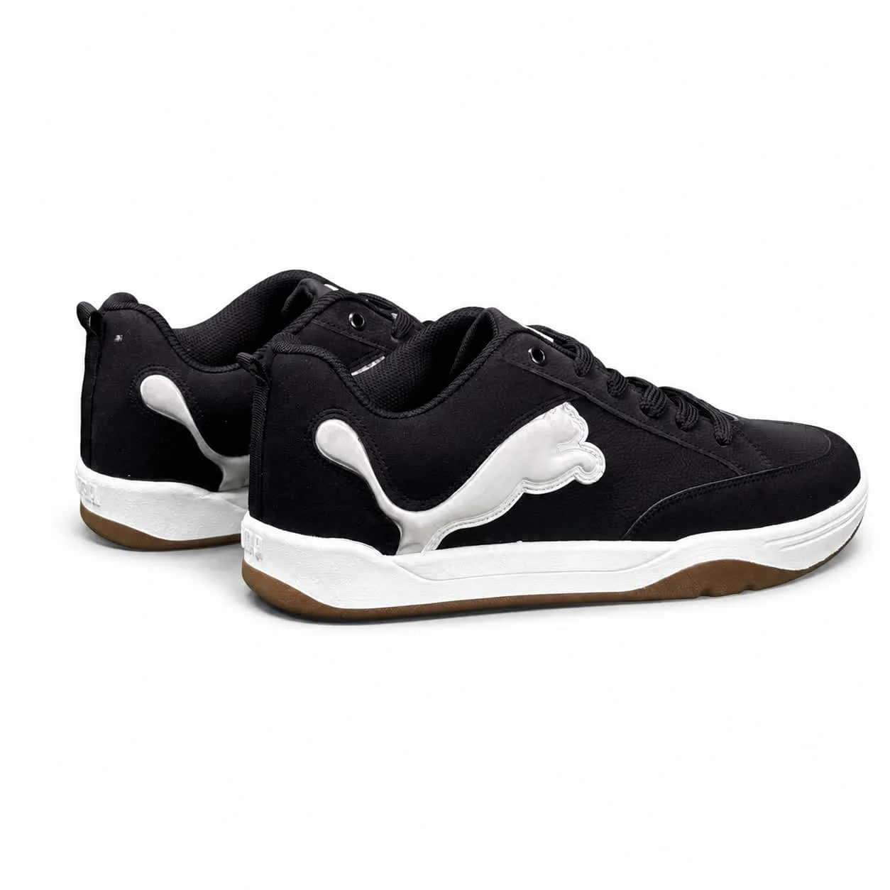 کفش کتانی مردانه و بزرگپا مدل پوما مشکی سفید Puma — تصویر ۵