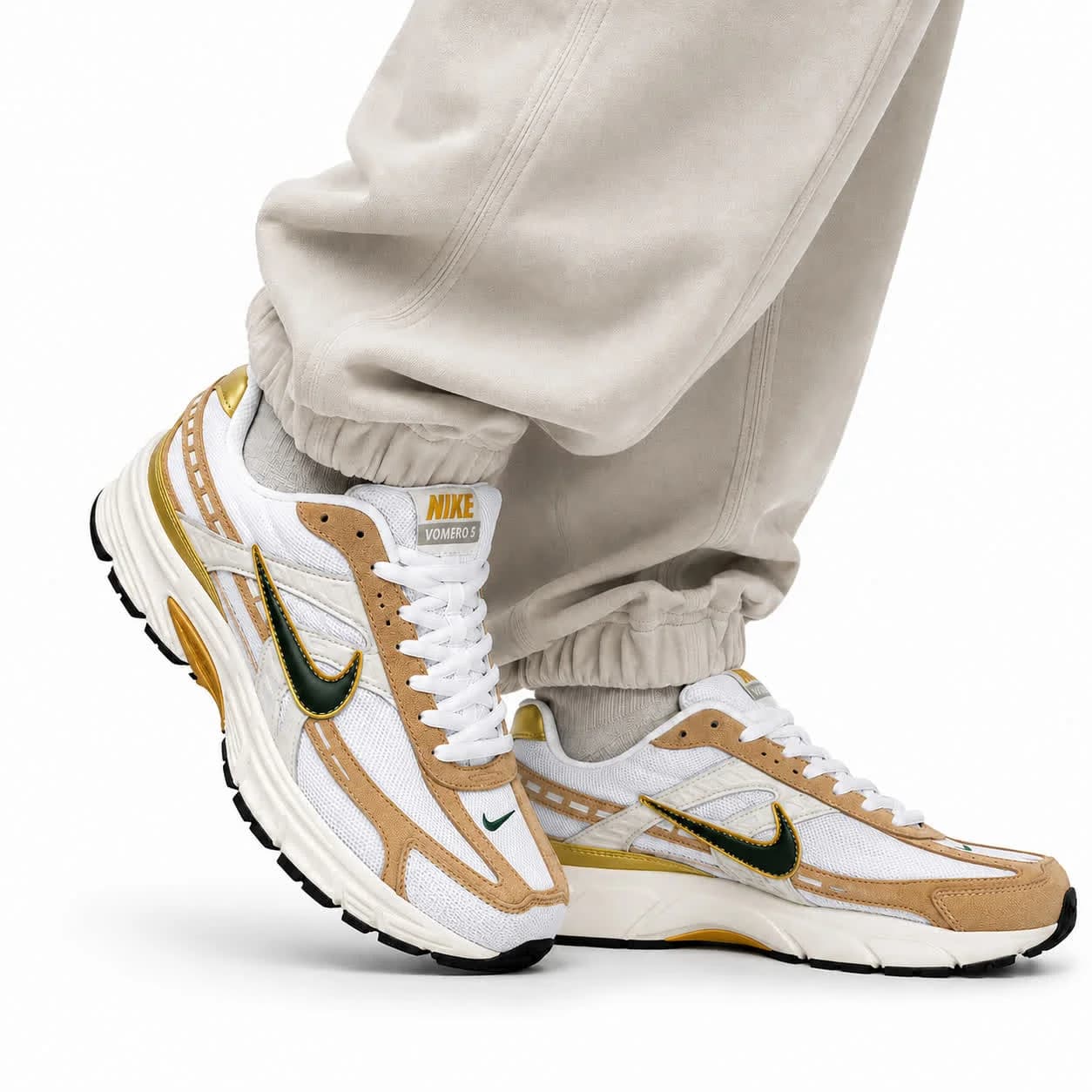 کتونی مردانه مدل رانینگ نایک اینتیاتور کرم سفید (کیفیت درحد مستر) NIKE Initiator — تصویر ۲