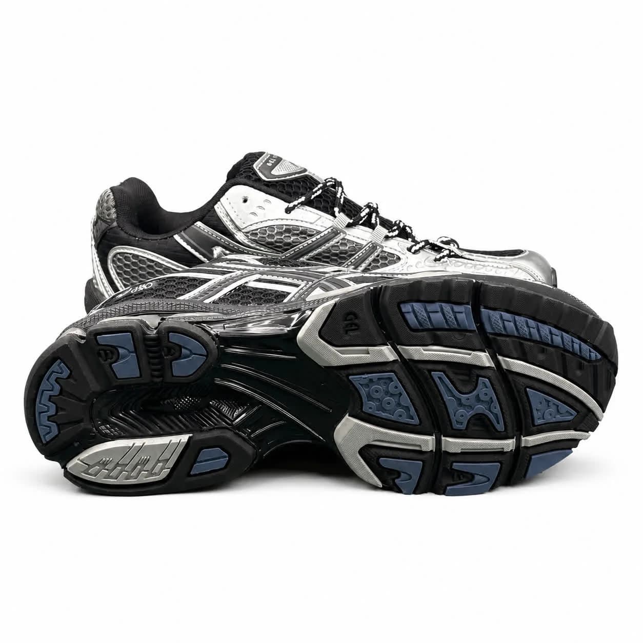 کفش کتونی مردانه مدل اسیکس مشکی طوسی ASICS — تصویر ۴