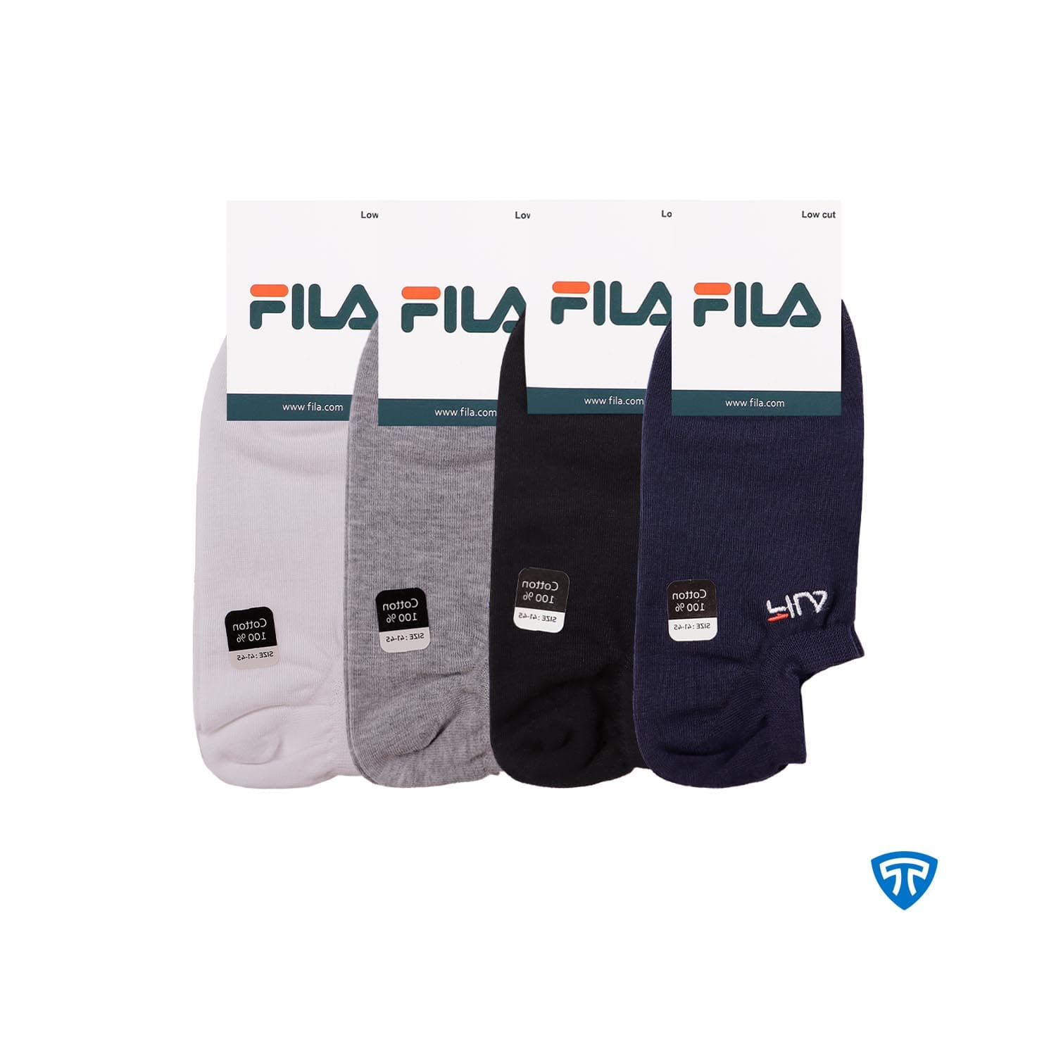 جوراب مچی زیرقوزکی اسپرت مردانه تاپیک برند FILA — تصویر ۲