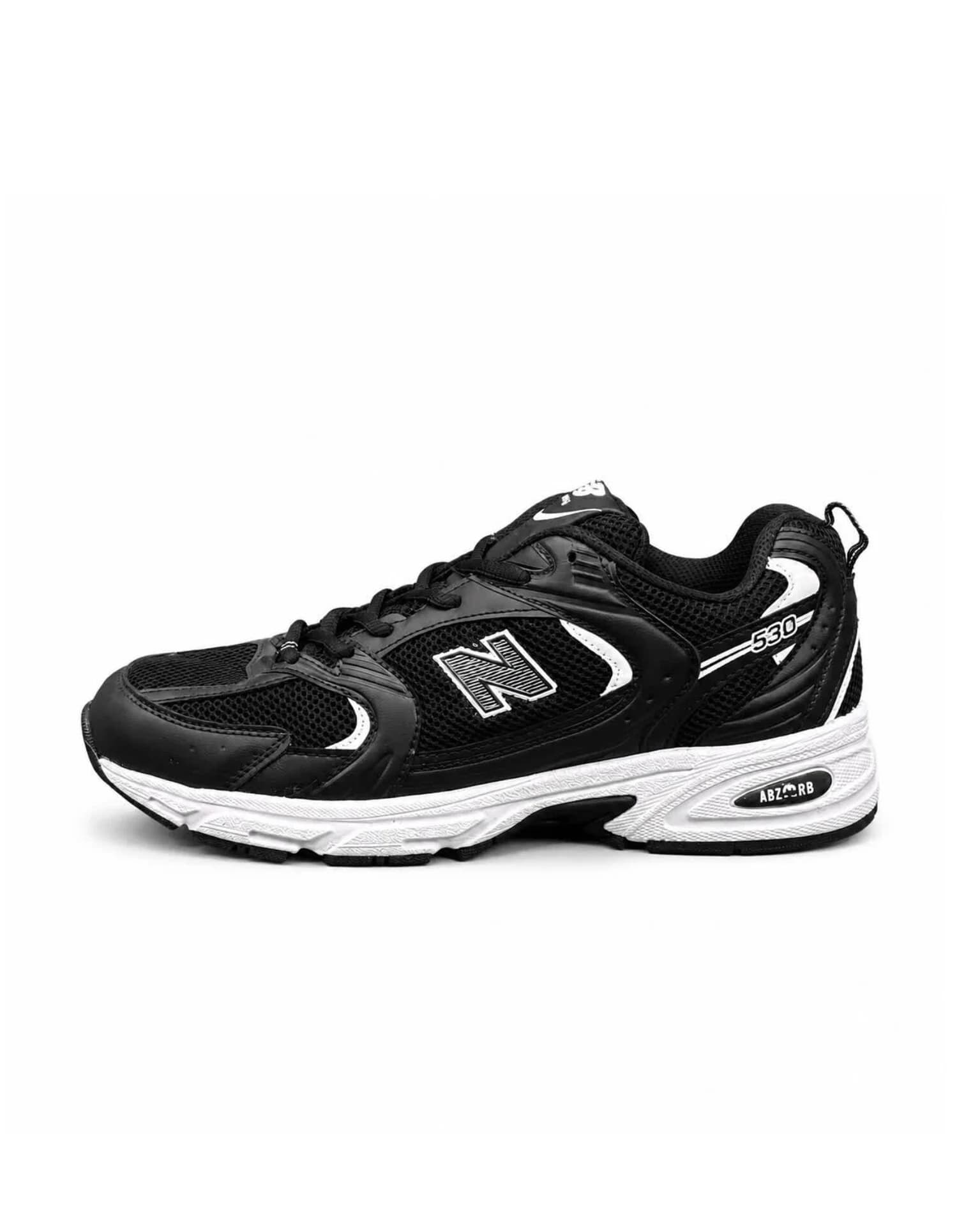 کتونی بزرگپا مدل نیوبالانس 530 مشکی سفید (کیفیت درحد مستر) New Balance
