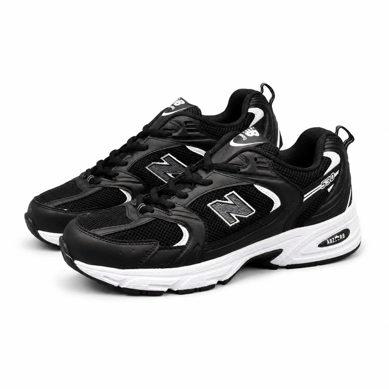 کتونی بزرگپا مدل نیوبالانس 530 مشکی سفید (کیفیت درحد مستر) New Balance — تصویر ۳