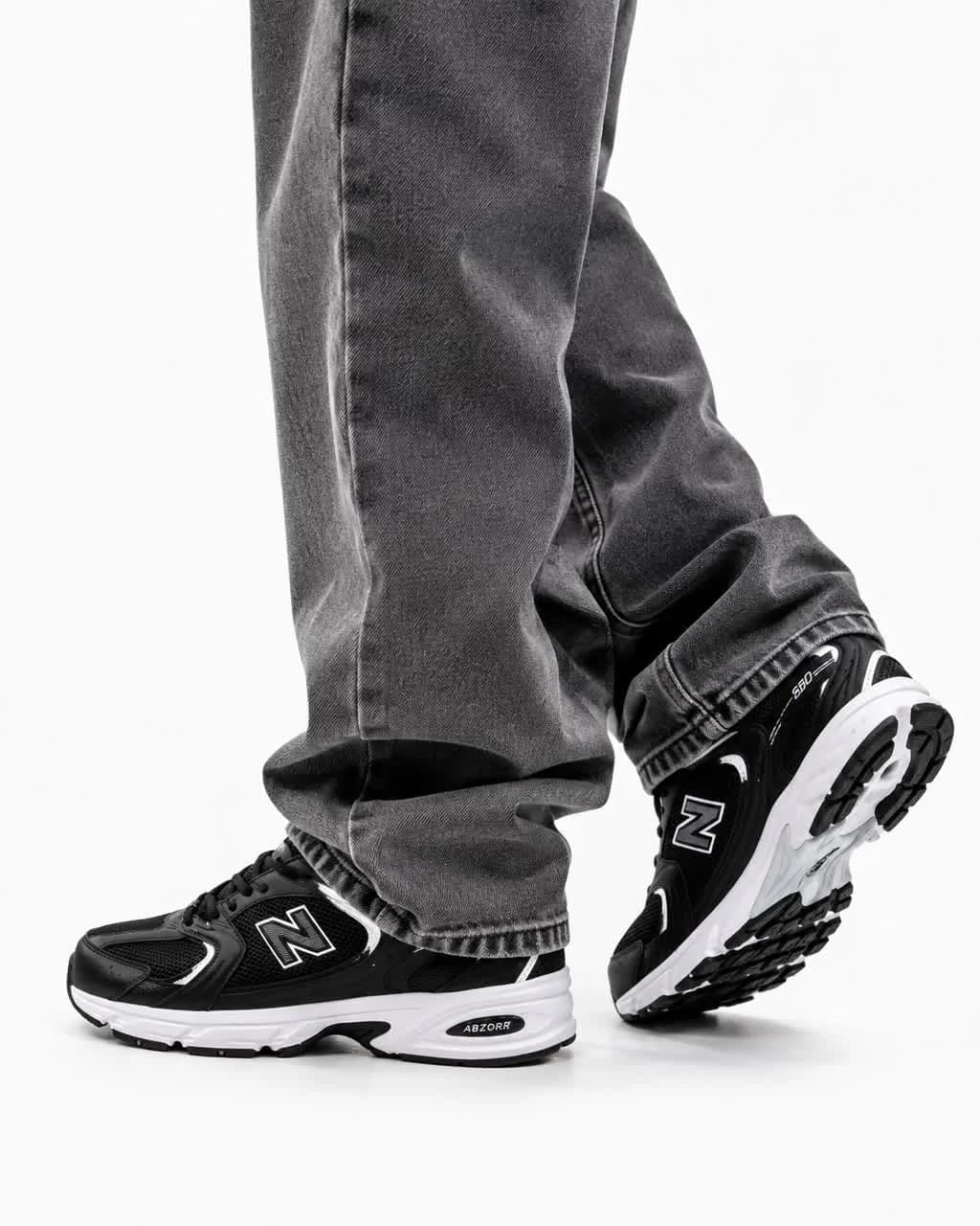 کتونی بزرگپا مدل نیوبالانس 530 مشکی سفید (کیفیت درحد مستر) New Balance — تصویر ۲