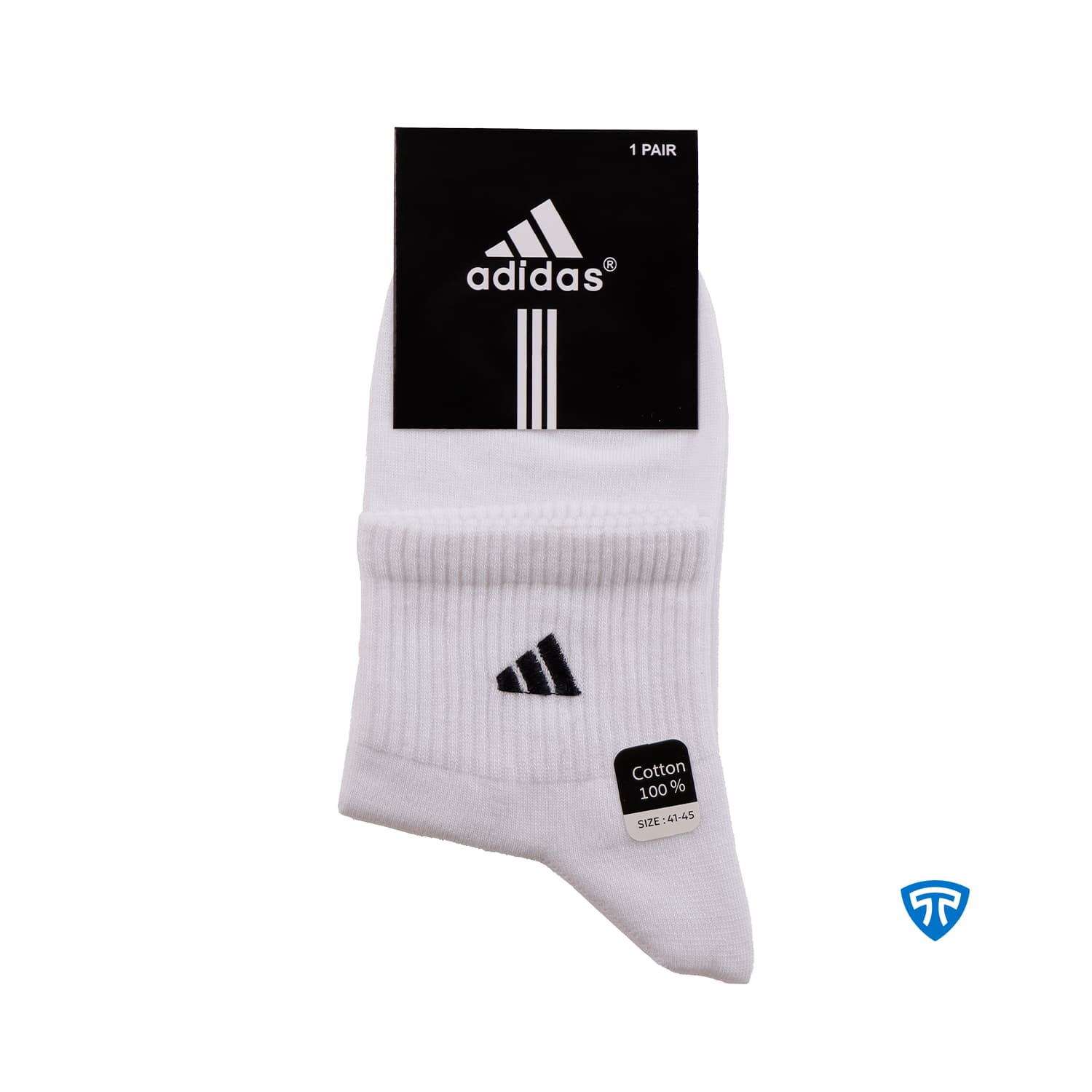 جوراب نیم ساق اسپرت مردانه تاپیک برند ADIDAS — تصویر ۴