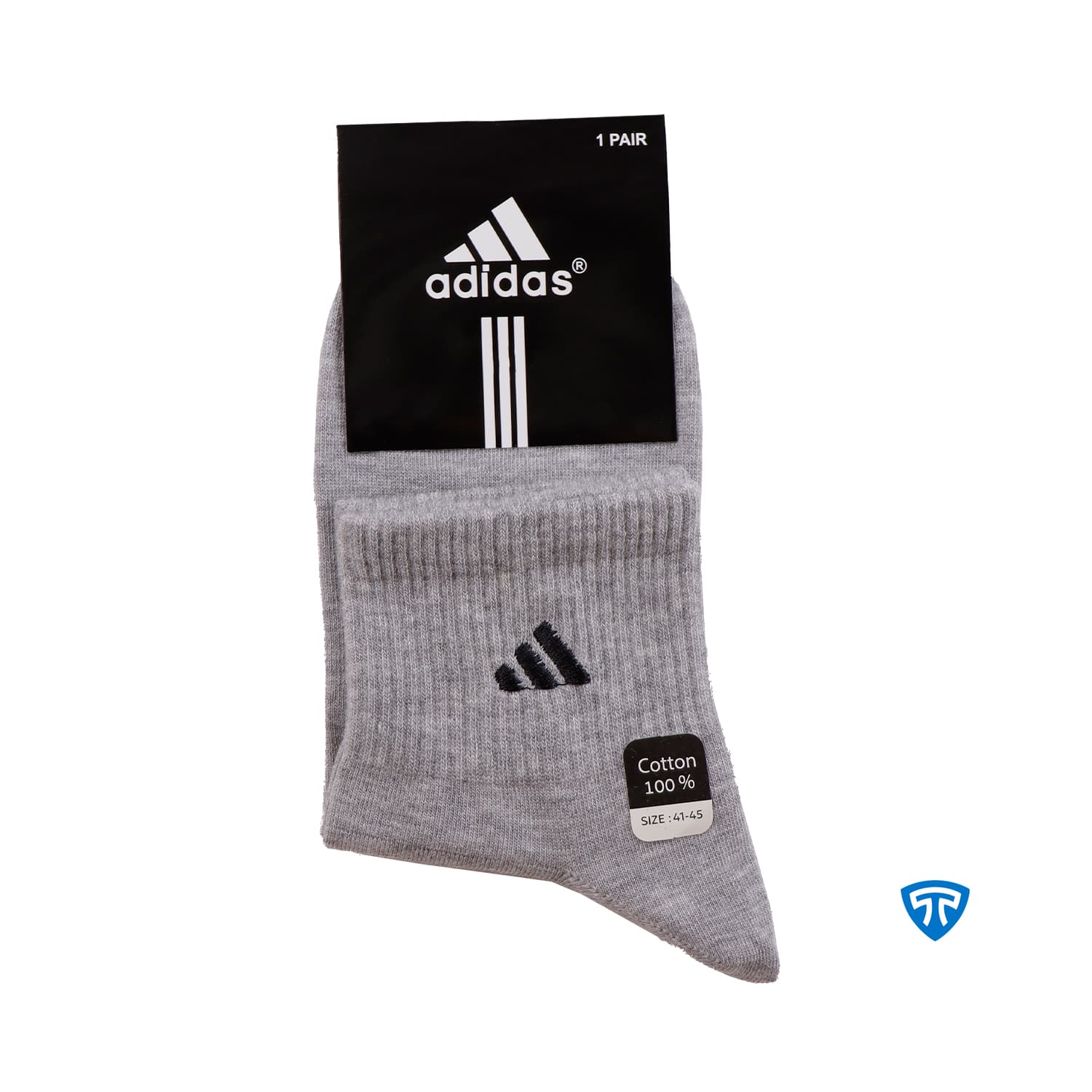 جوراب نیم ساق اسپرت مردانه تاپیک برند ADIDAS — تصویر ۲