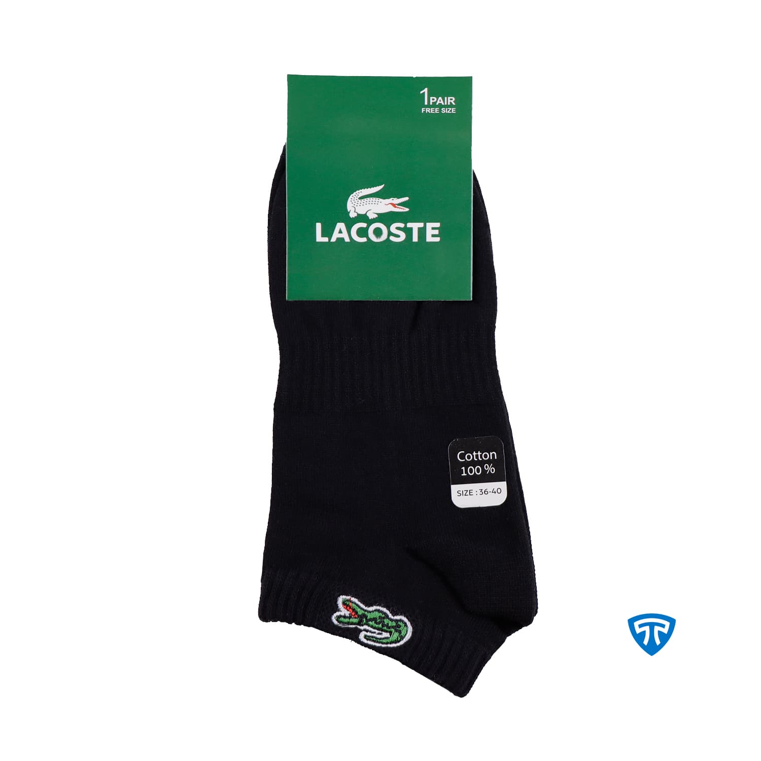 جوراب مچی اسپرت زنانه تاپیک برند LACOSTE — تصویر ۵