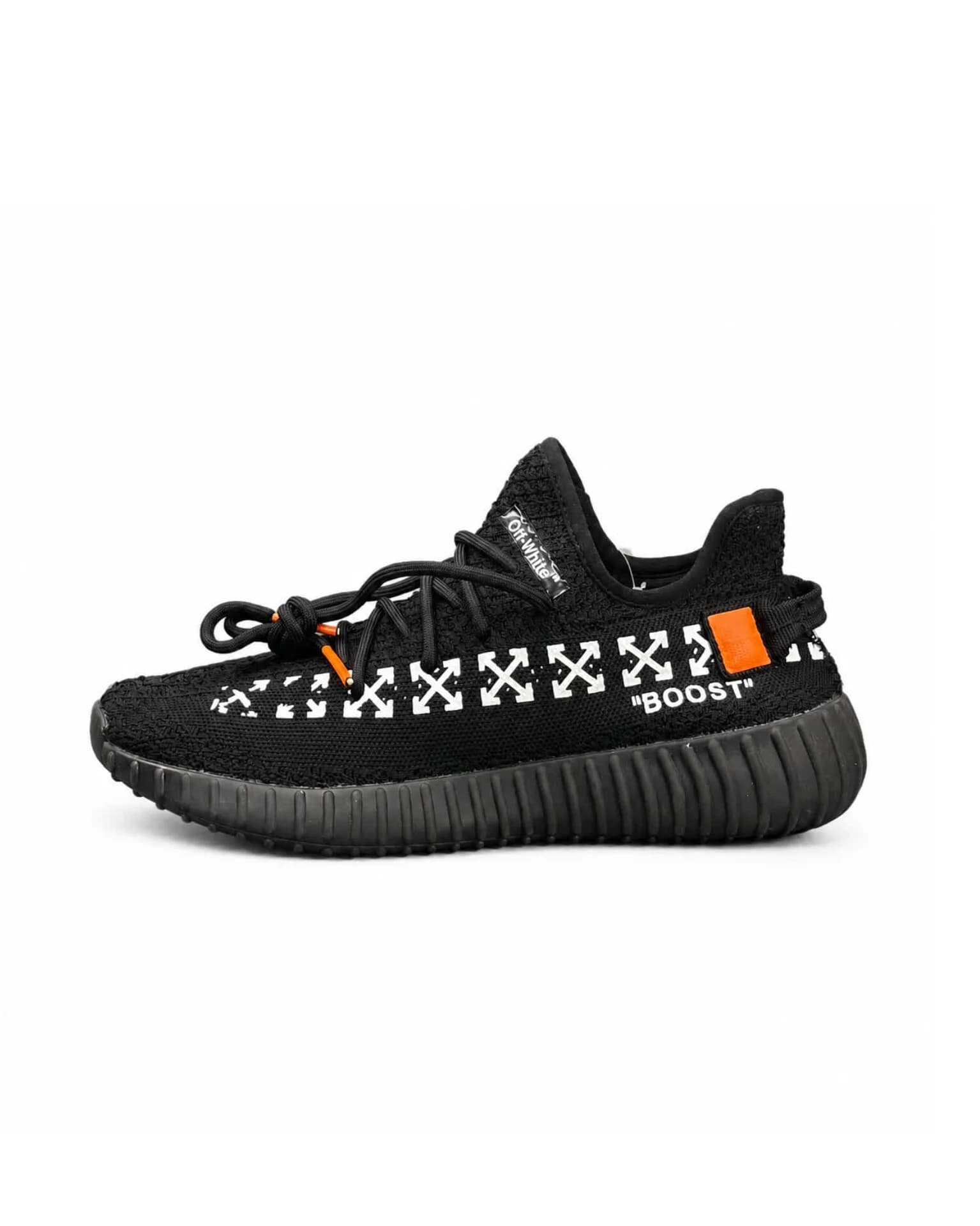 کتونی مردانه آدیداس مدل یزی بوست مشکی تمام Adidas Yeezy Boost 350