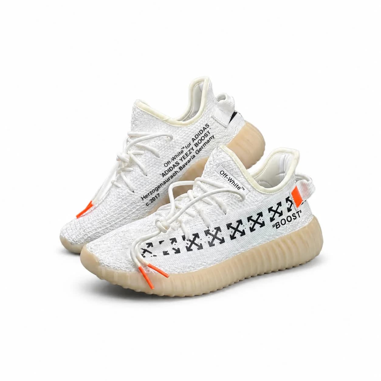 کتونی مردانه آدیداس مدل یزی بوست سفید Adidas Yeezy Boost 350 — تصویر ۳