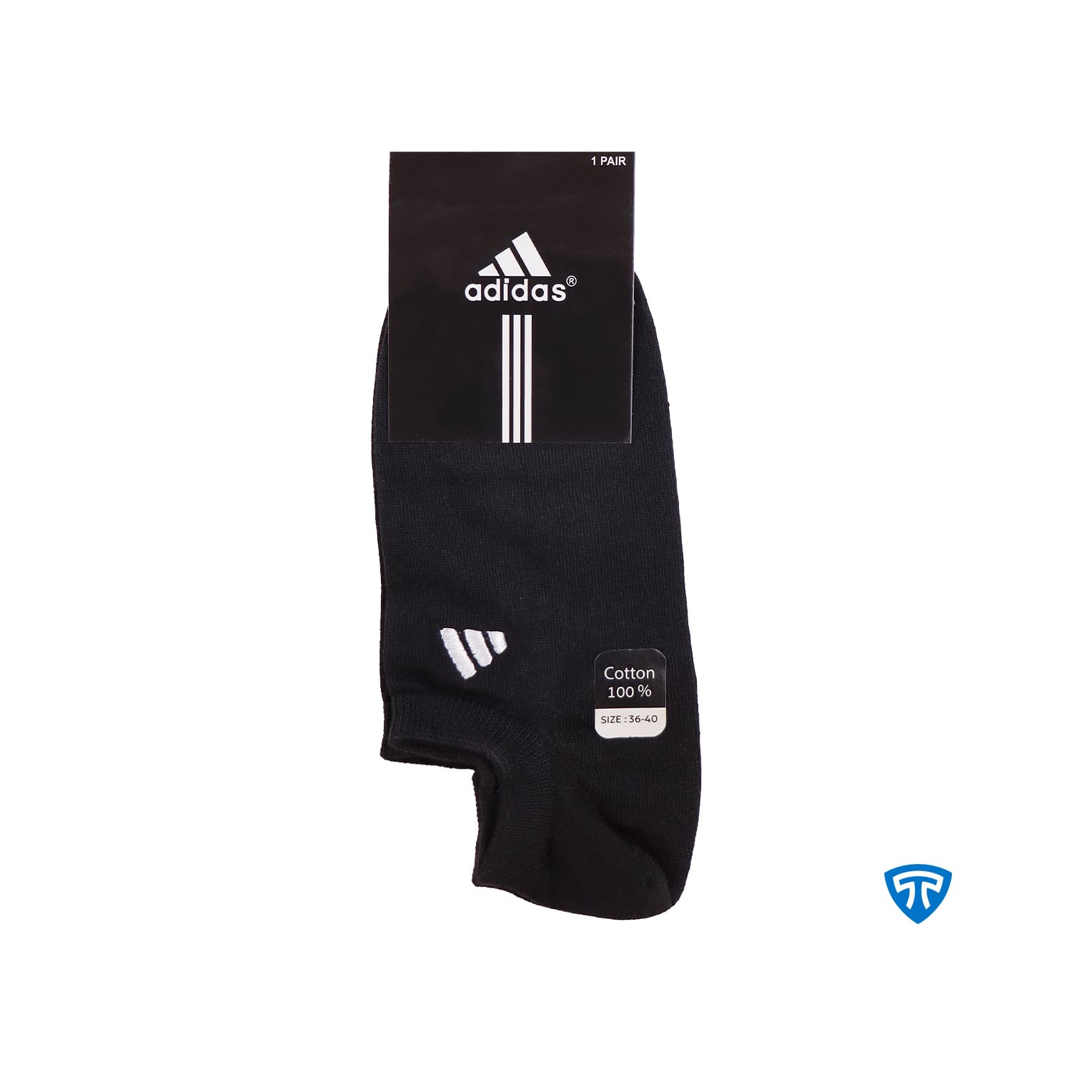 جوراب مچی زیرقوزکی اسپرت زنانه تاپیک برند ADIDAS — تصویر ۳
