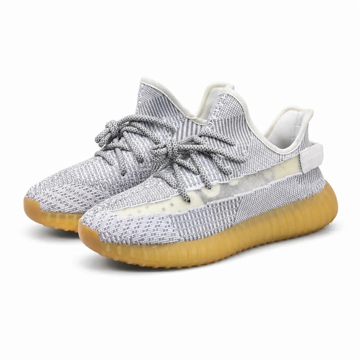 کتونی مردانه آدیداس مدل یزی بوست طوسی Adidas Yeezy Boost 350 — تصویر ۳