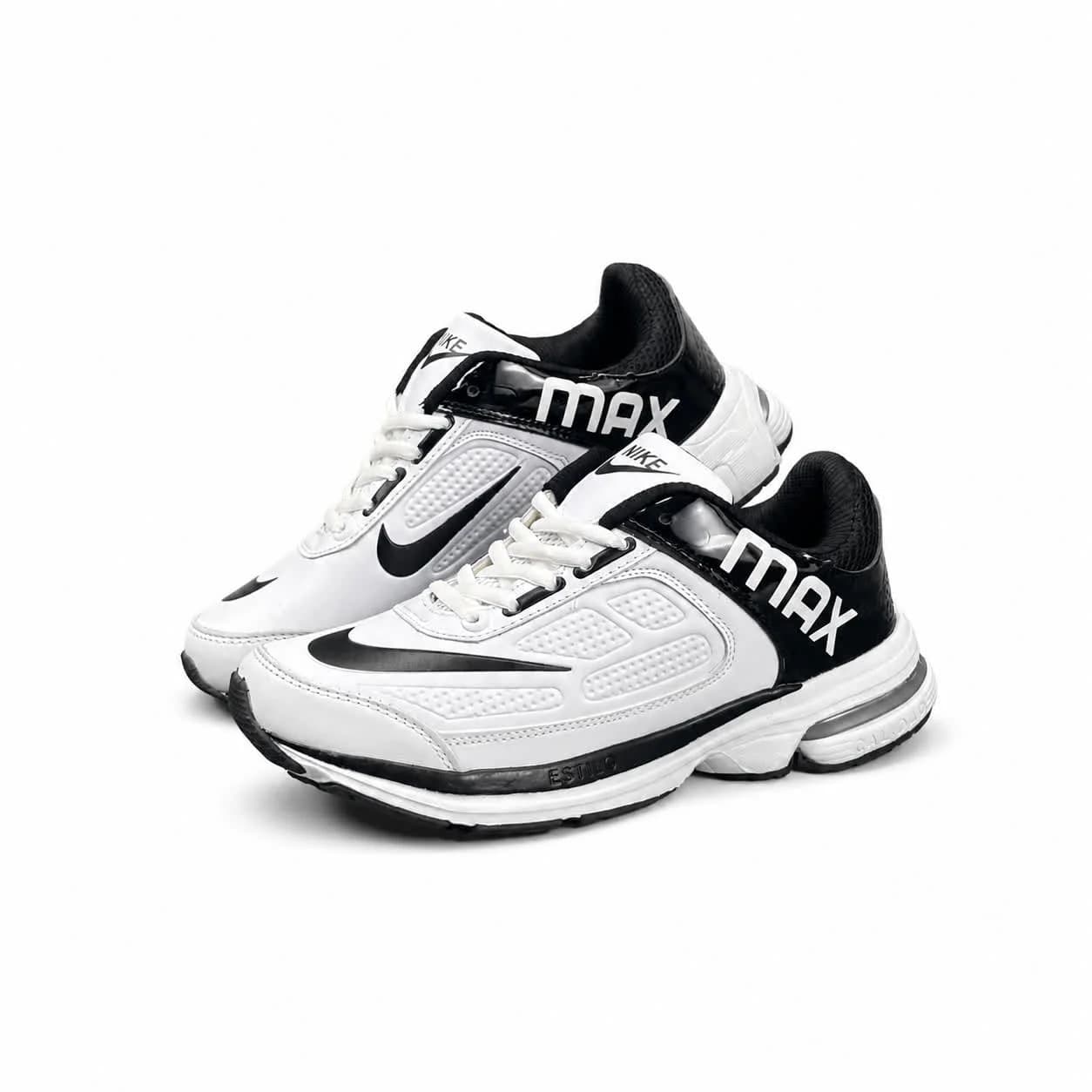 کتانی خارجی زنانه مدل نایکی سفید مشکی NIKE — تصویر ۳