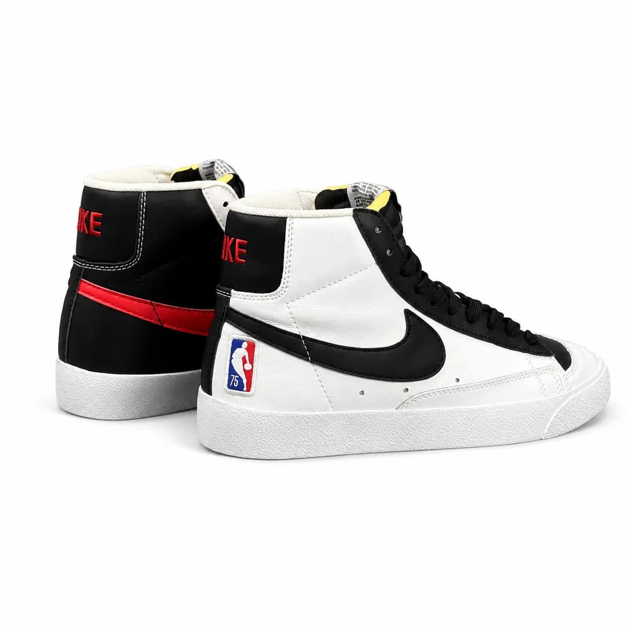 کفش کتانی خارجی مردانه مدل بلیزر سفید مشکی قرمز nike blazer ( مستر کوالیتی) — تصویر ۵