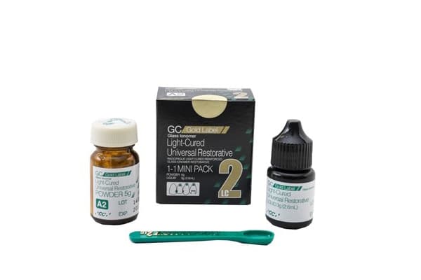 گلاس آينومر ترميمي لايت كيور جی سی GC