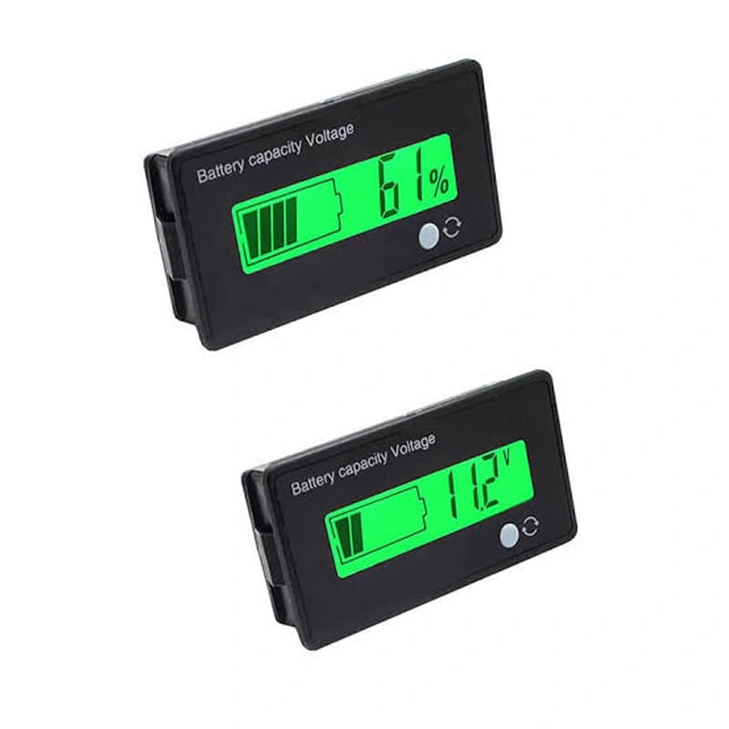 ماژول نمایشگر ظرفیت باتری بر اساس ولتاژ و درصد شارژ