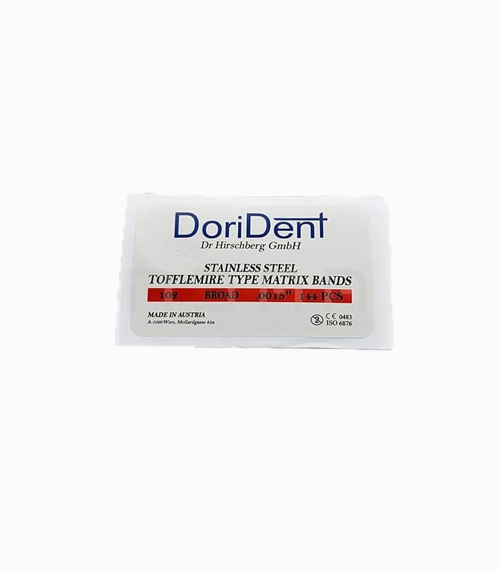 نوار ماتریس تافل مایر دوری دنت – Tofflemire Type Matrix Bands Dori Dent
