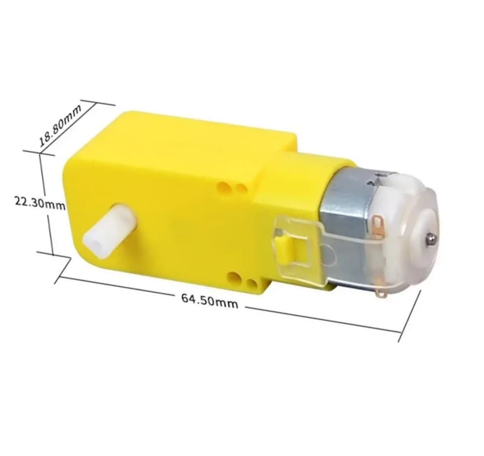 موتور گیربکس پلاستیکی تک شفت 80RPM