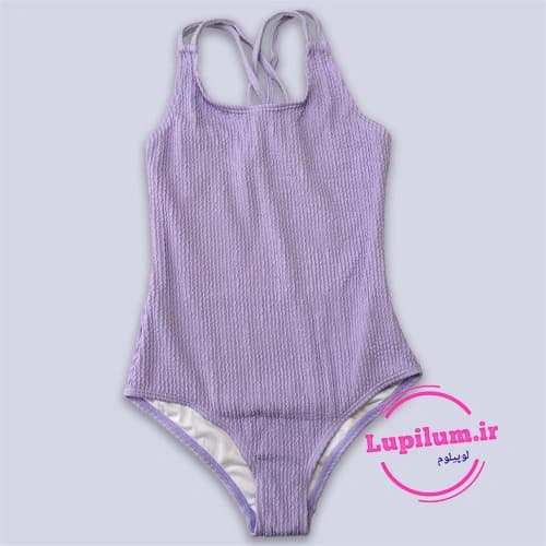 مایو یک تکه دخترانه بچگانه یاسمنی
