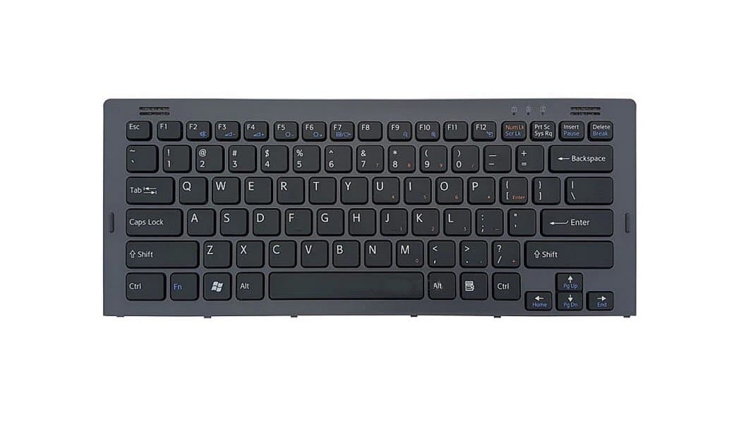 کیبورد لپ تاپ سونی با فریم نوک مدادی Keyboard Sony VGN-SR