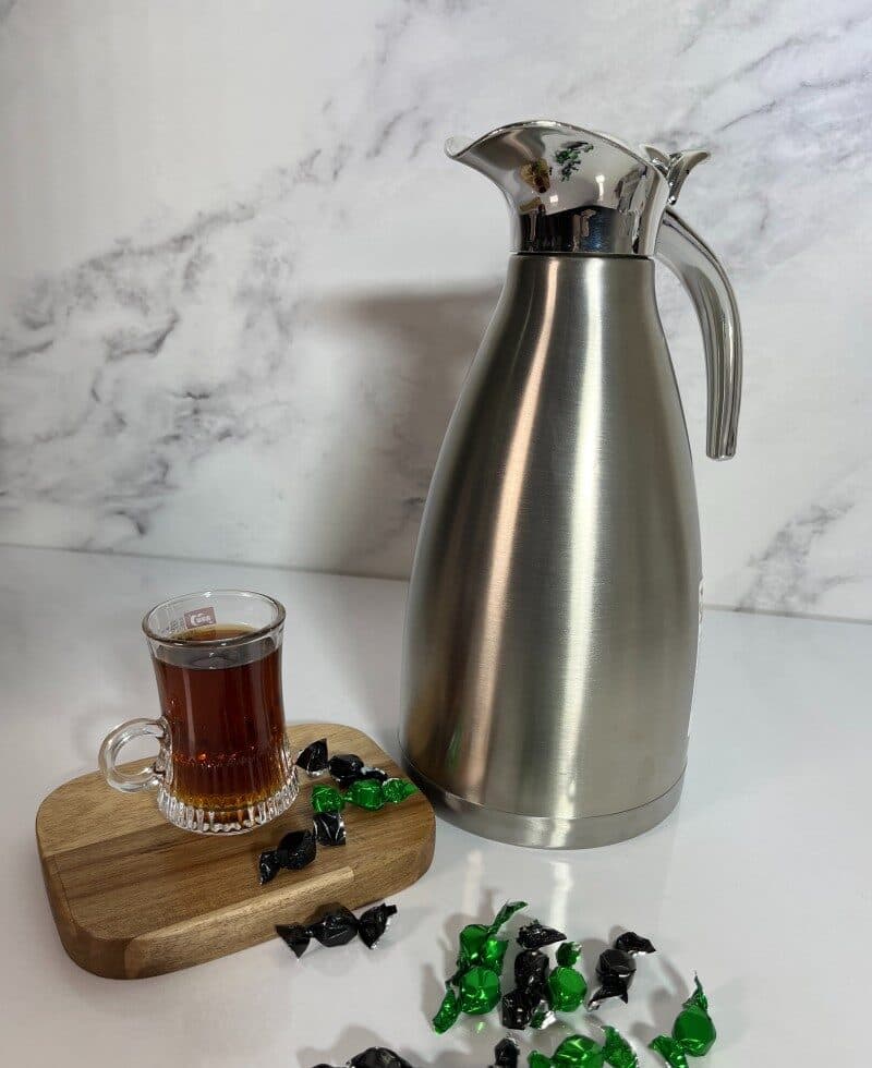 فلاسک چای استیل 2 لیترمدل کوزه ای