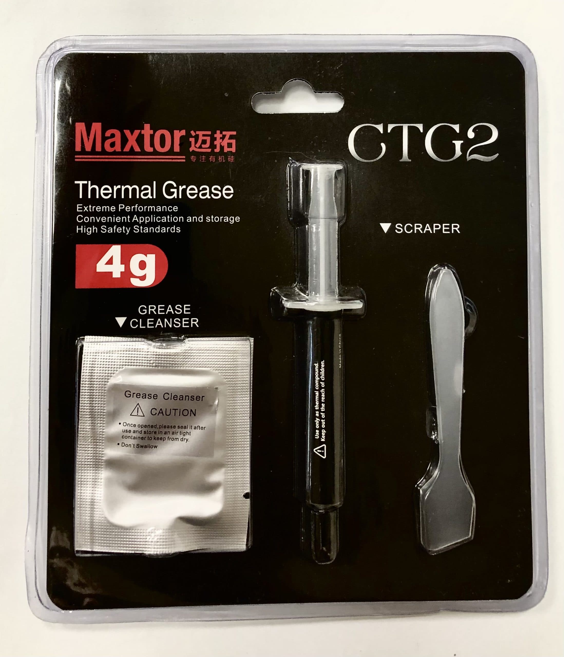 خمیر سیلیکون جهت انتقال دما THERMAL Grease Maxtor 4G-6W-MK