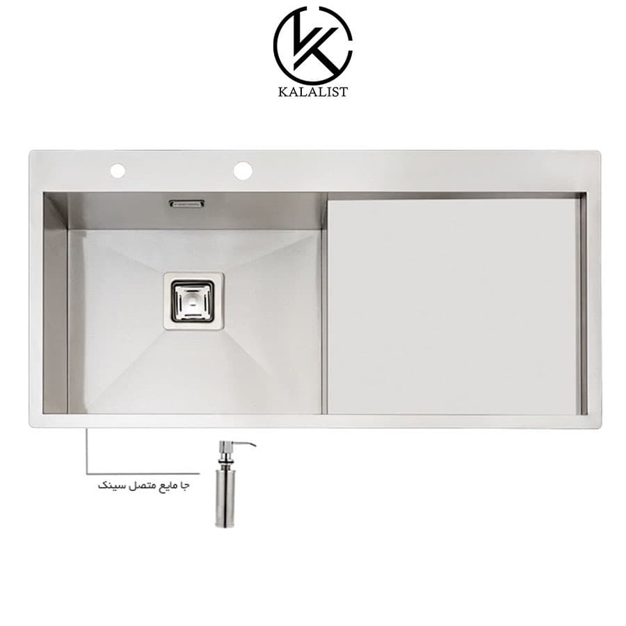 سینک ظرفشویی کورینی پرنیان مدل PS 4231 — تصویر ۳