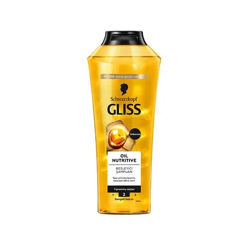 شامپو تغذيه كننده موهاي آسيب ديده OIL NUTRITIVE گليس 500 ميل