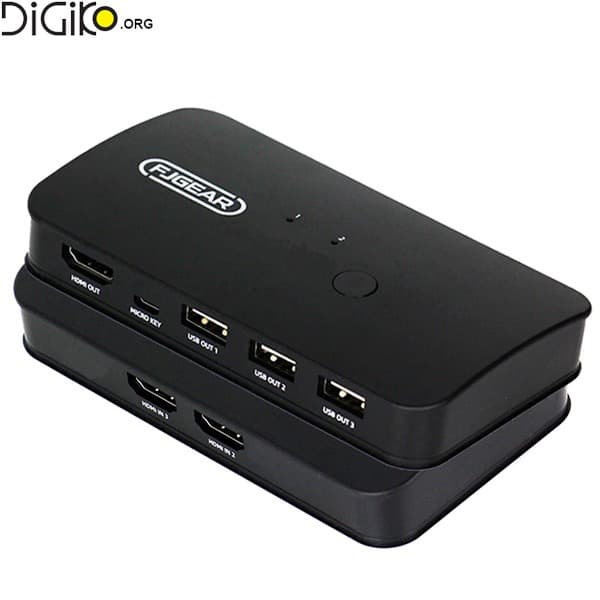 KVM سوئیچ 2 پورت HDMI+USB