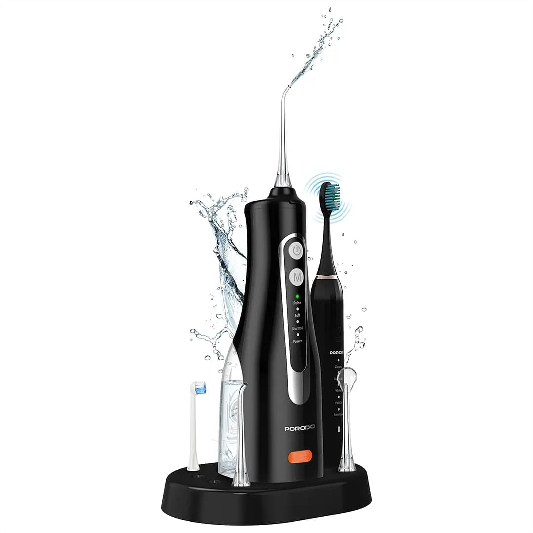 ست مراقبت دهان و دندان پورودو مدل Ultimate Oral Care Duo PDLSTC2254 | مسواک برقی + واتر فلاسر حرفه‌ای
