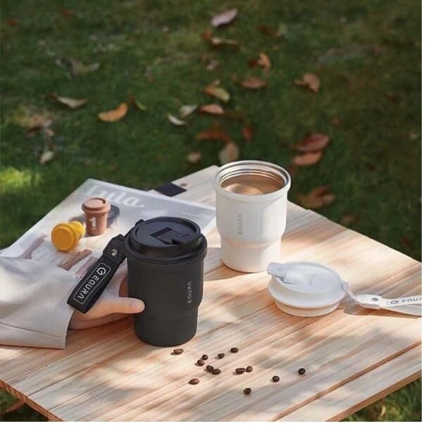 ماگ استیل دوجداره لپرسو مدل Insulated Tumbler LP450 | ظرفیت 450 میلی‌لیتر، نگهداری دما تا 10 ساعت — تصویر ۴