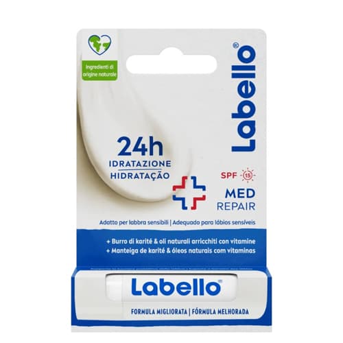 بالم لب ترميم كننده و آبرسان MED REPAIR لبلو با SOF15