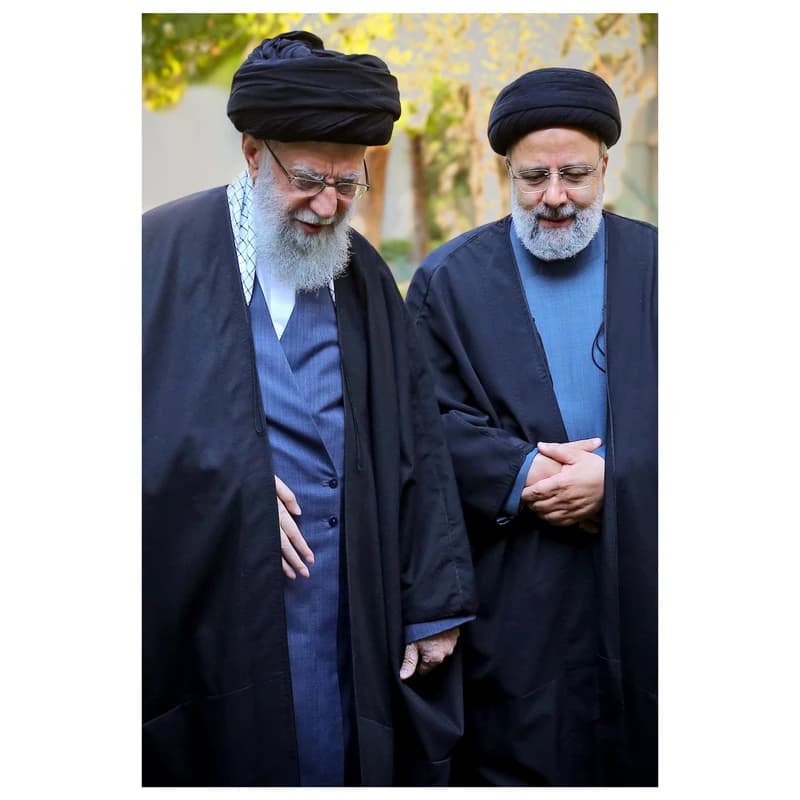 تابلو شاسی مدل T8171 طرح خادم الرضا شهید خدمت سید ابراهیم رئیسی و حضرت آیت الله خامنه ای — تصویر ۲