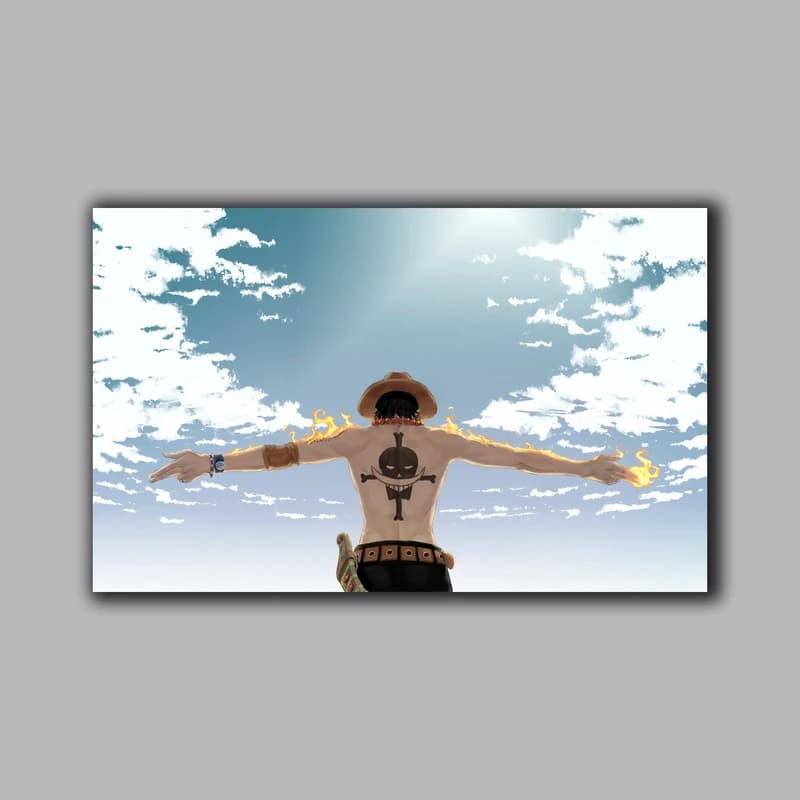 تابلو شاسی مدل انیمه وان پیس One Piece کد LA-10352