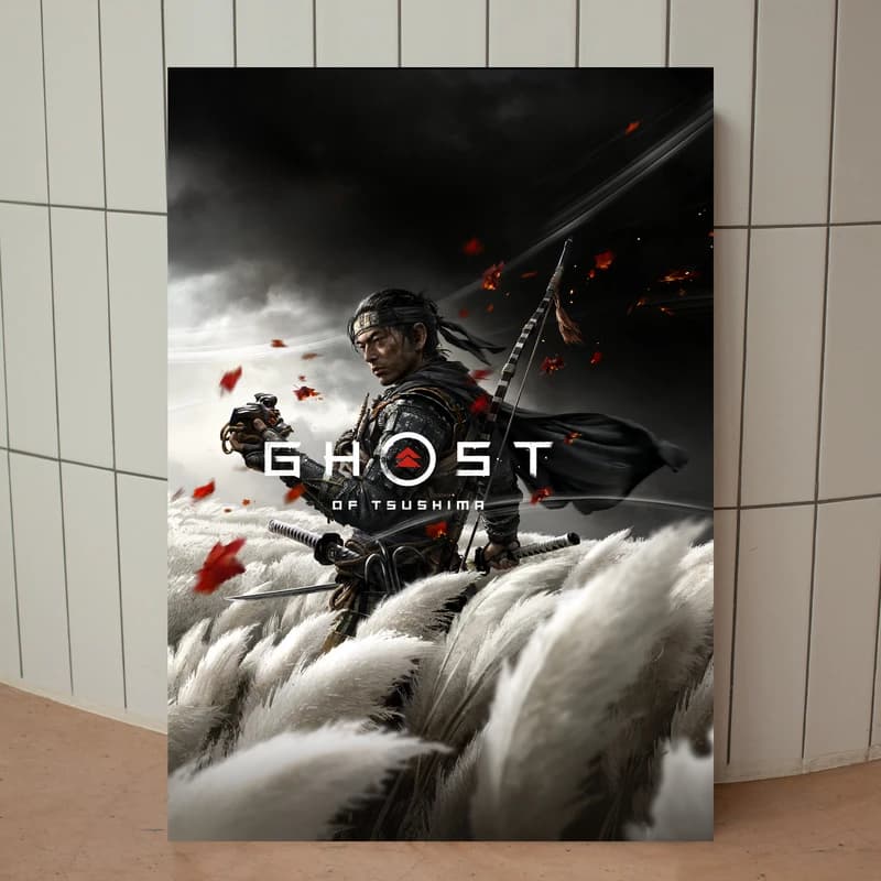 تابلو شاسی مدل گیمینگ گوست آف سوشیما ghost of tsushima کد 1245 — تصویر ۲