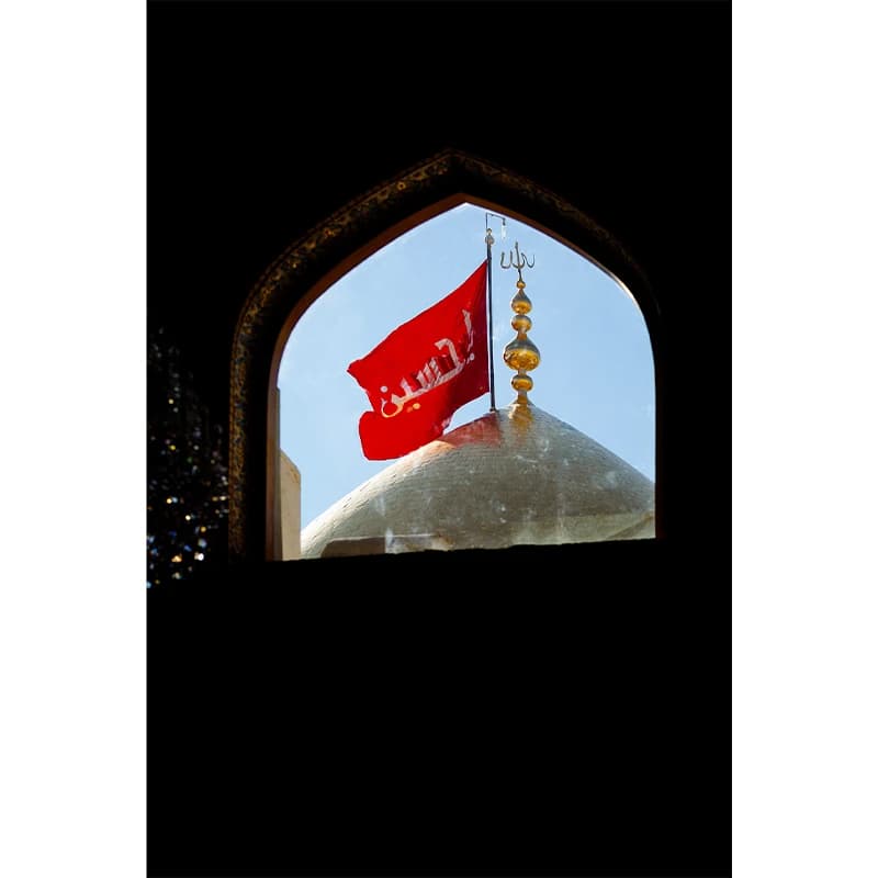 تابلو بوم مدل کربلا گنبدمنور حرم امام حسین (ع) کد 49