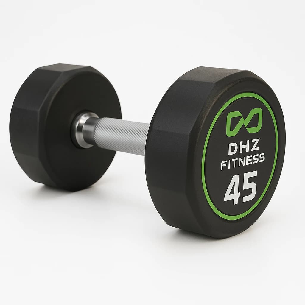 دمبل 8 ضلعی 45 کیلویی DHZ (بسته 2 عددی)