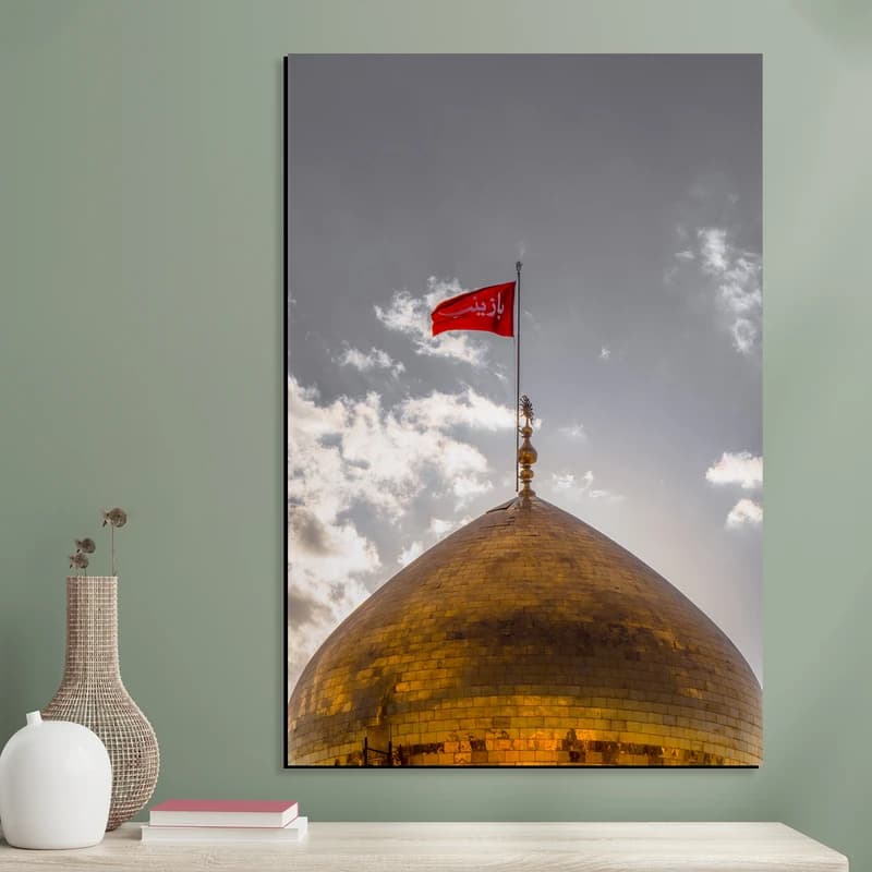 تابلو شاسی مدل سوریه گنبد منور حرم حضرت زینب (س) کد 03 — تصویر ۴
