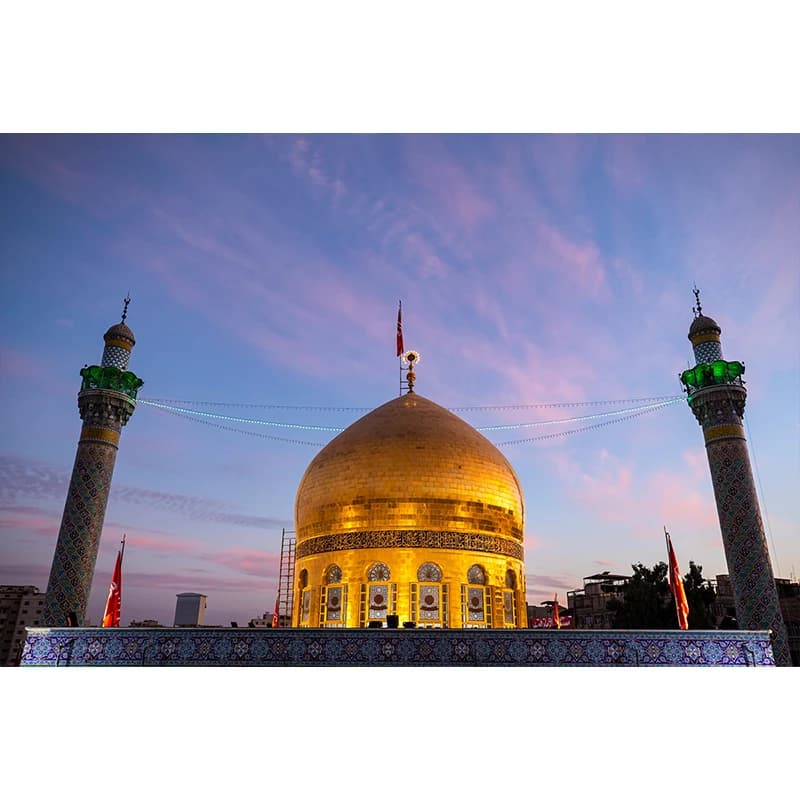 تابلو شاسی مدل دمشق گنبد منور حرم حضرت زینب (س) کد 02