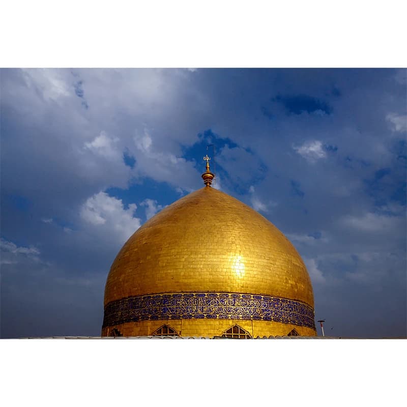 تابلو شاسی مدل نجف گنبد منور حرم امام علی (ع) کد 12 — تصویر ۲
