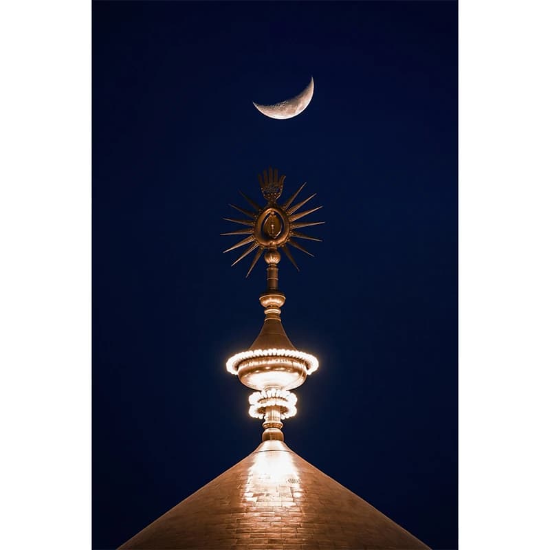 تابلو شاسی مدل نجف گنبد منور حرم امام علی (ع) کد 04 — تصویر ۴