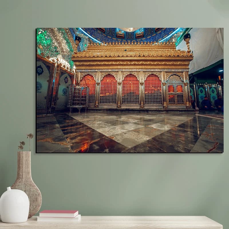 تابلو شاسی مدل نجف ضریح مطهر امام علی (ع) کد 07 — تصویر ۲