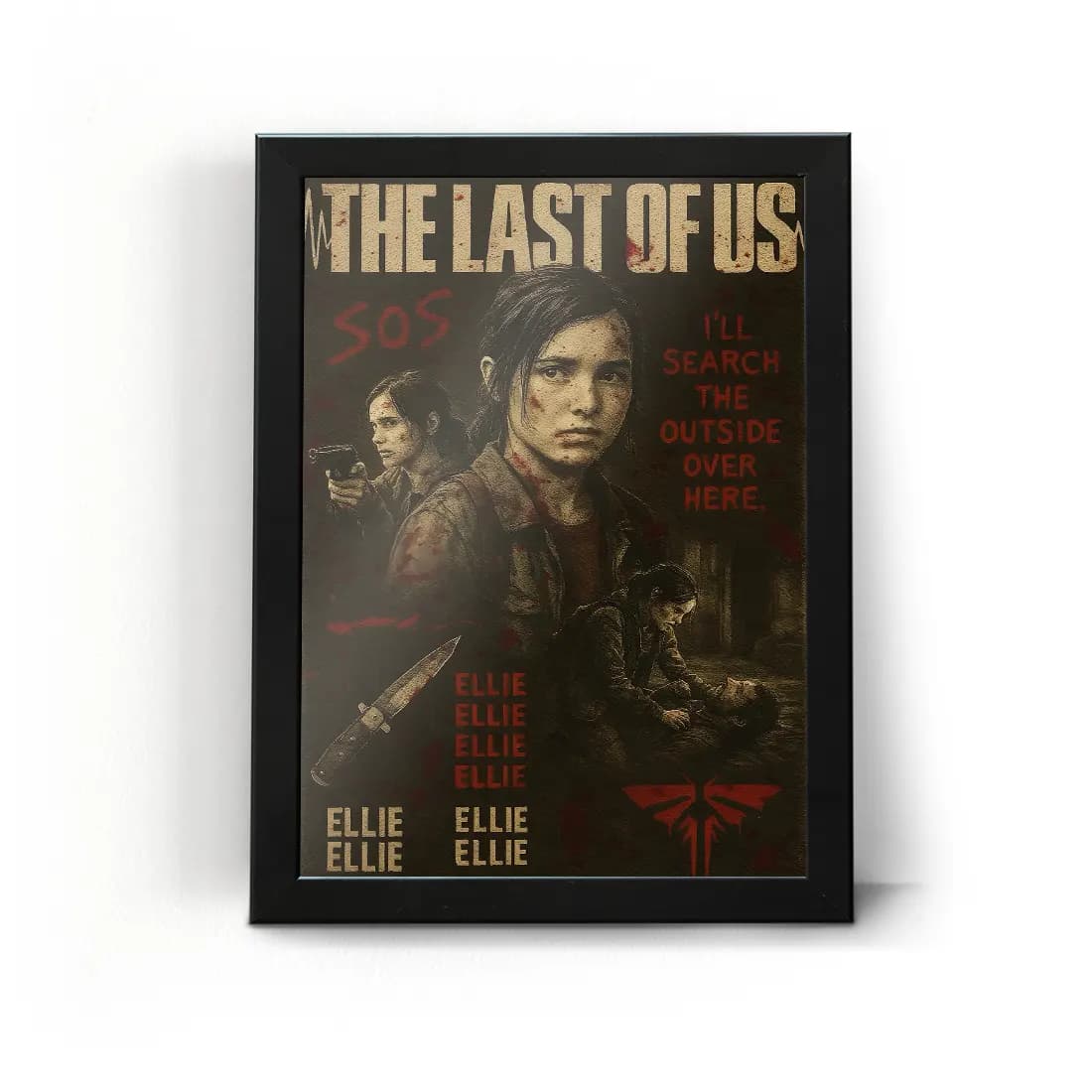 تابلو قاب لست آف آس The Last Of Us طرح 50
