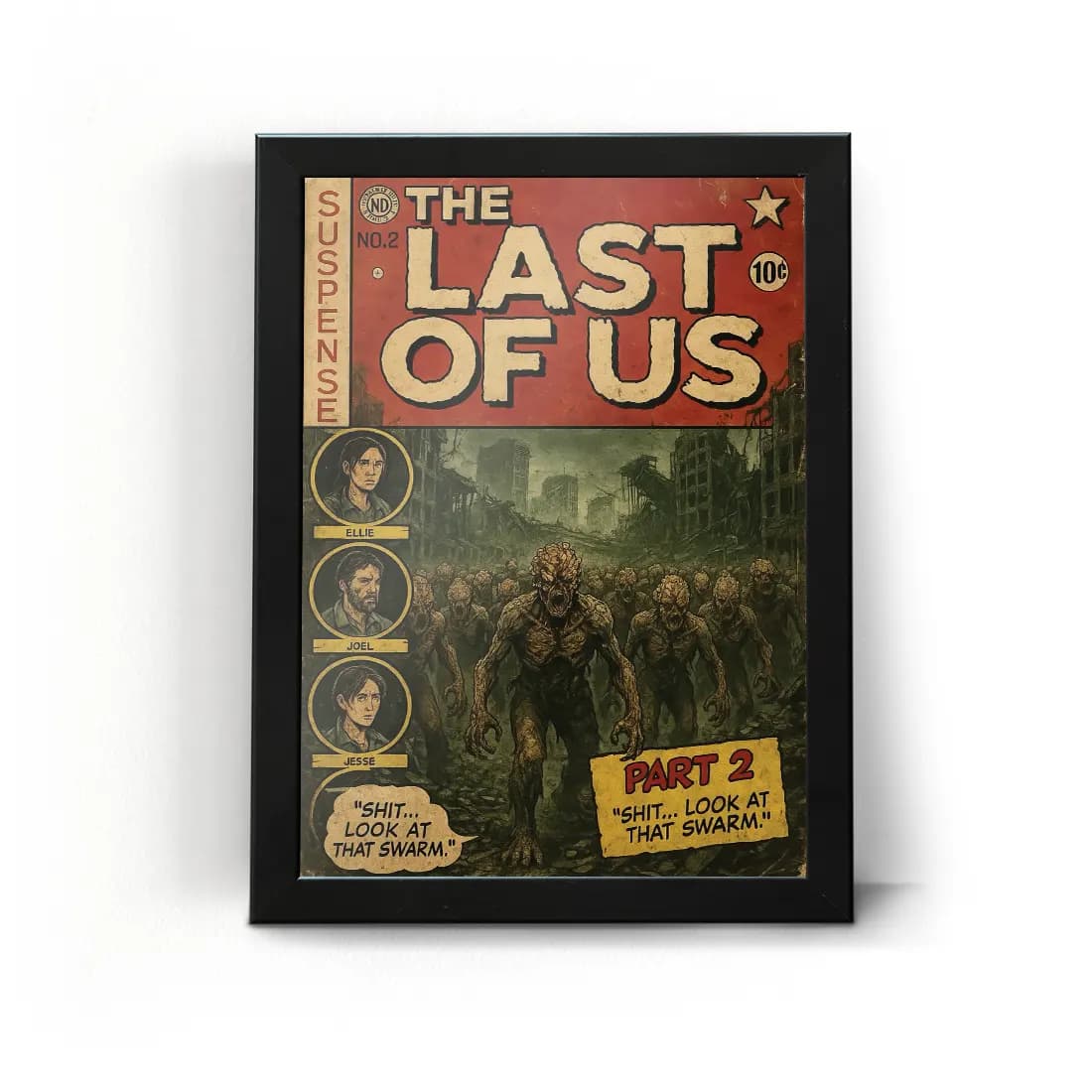 تابلو قاب آخرین بازمانده از ما The Last Of Us طرح 45
