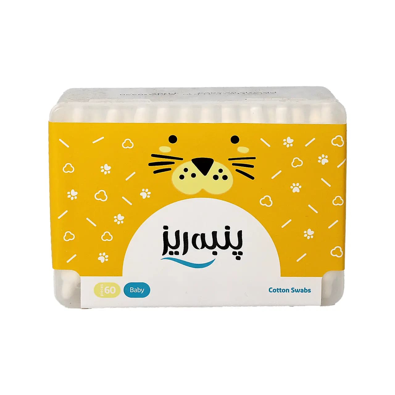 گوش پاک کن کودک پنبه ریز 60 عددی