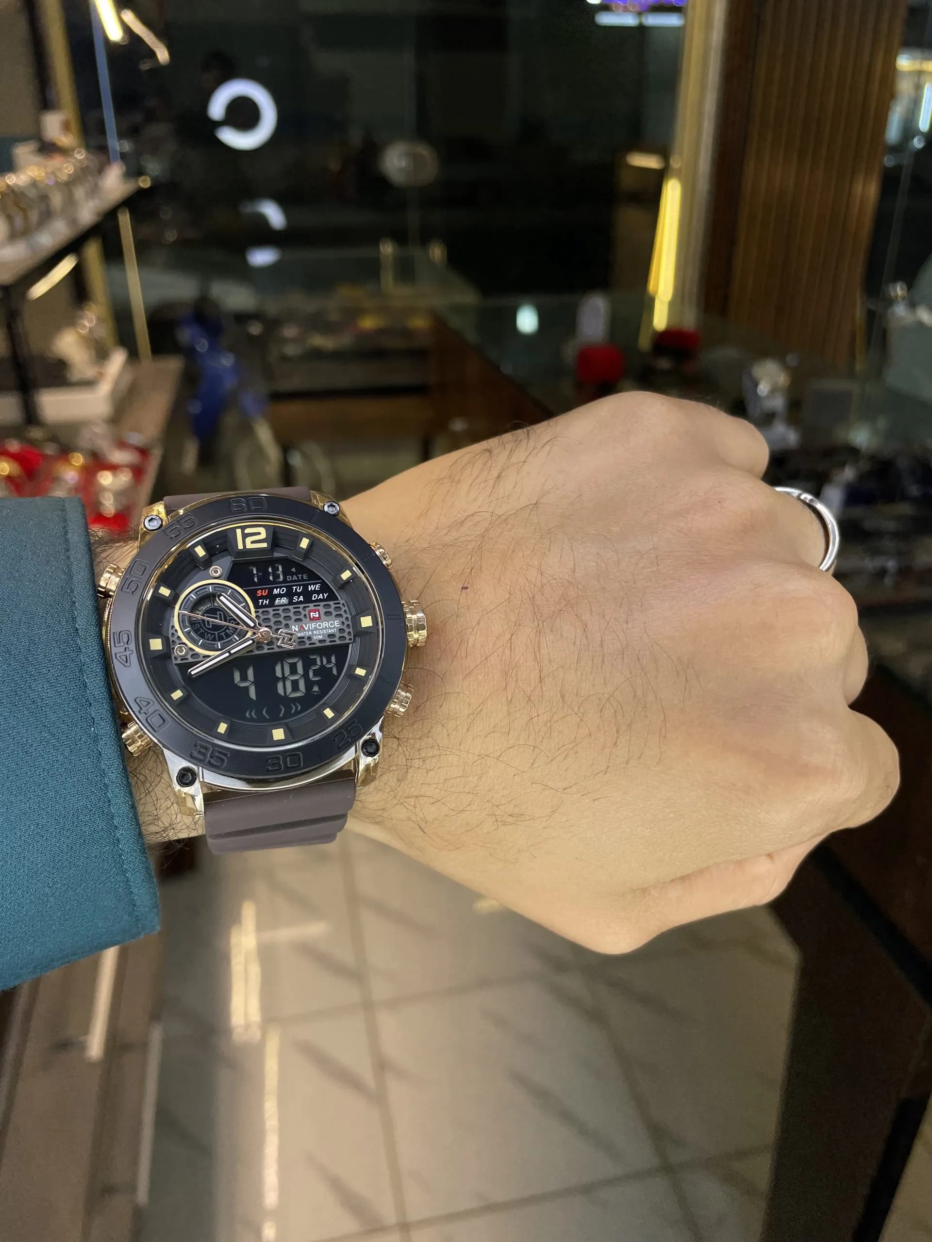 ساعت مچی مردانه اورجینال برند نیویفورس nf6104 naviforce — تصویر ۳
