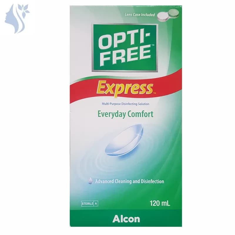 محلول شستشوی لنز اپتی فری مدل Express حجم 120 میلی لیتر (بدون تاریخ مصرف ) — تصویر ۲