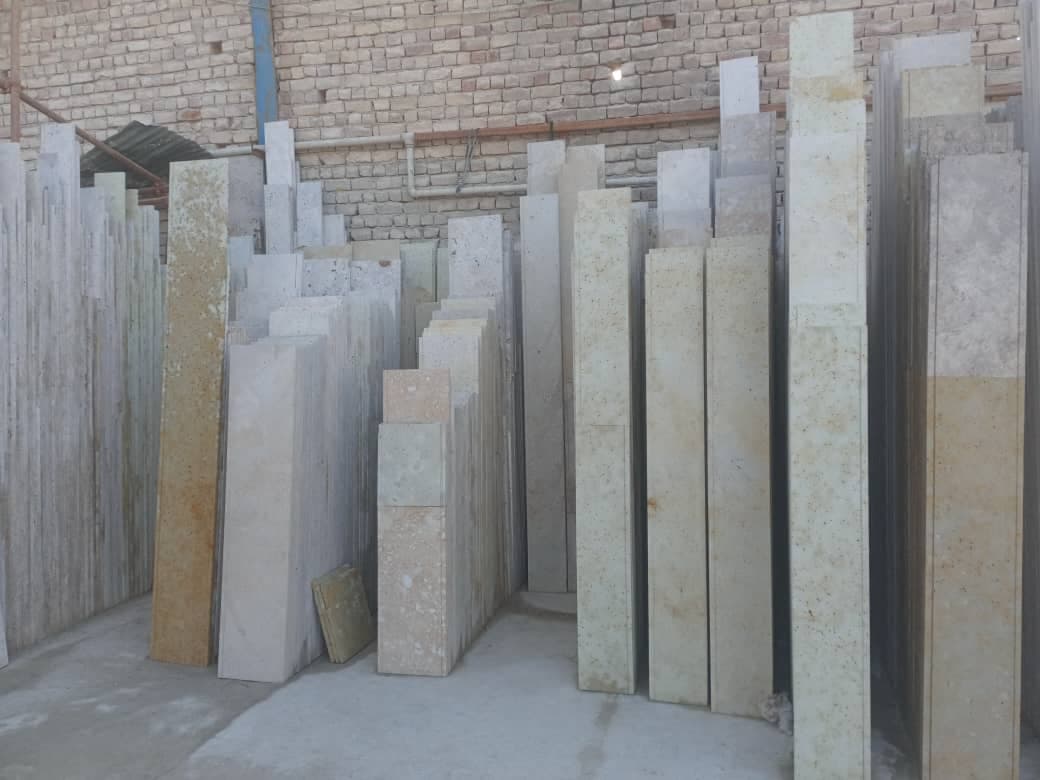 سنگ درپوش تراورتن درجه 1/ سنگ آبچکان کد AF-01