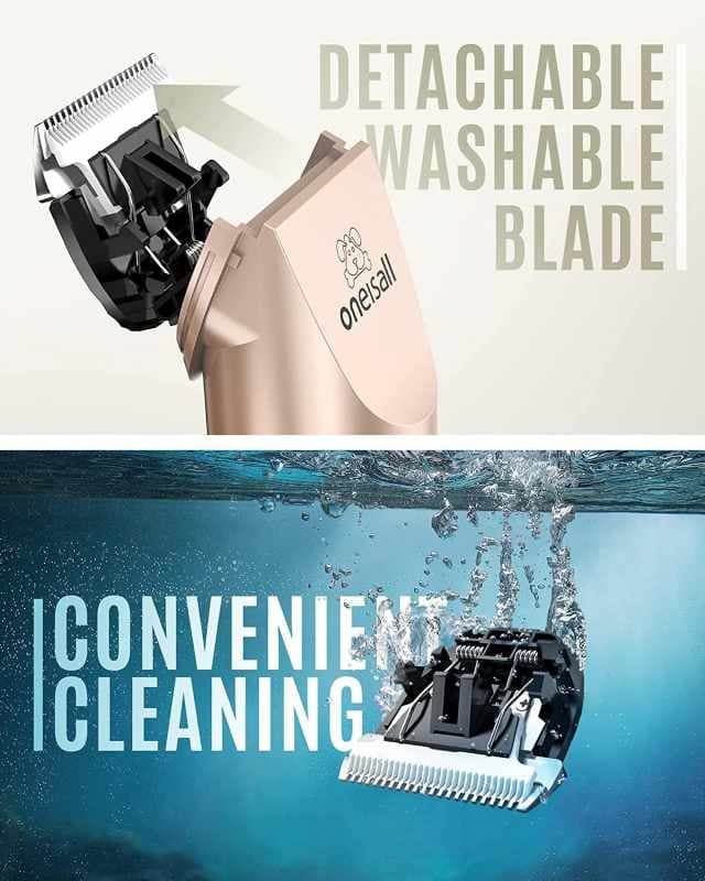 ست اصلاح موی سگ oneisall مدل Low Noise Dog Clippers برای سگ‌ها، گربه‌ها و حیوانات خانگی — تصویر ۶