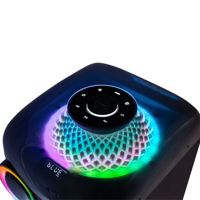 پخش‌کننده خانگی میکرولب مدل Magma 300 با نورپردازی RGB — تصویر ۷