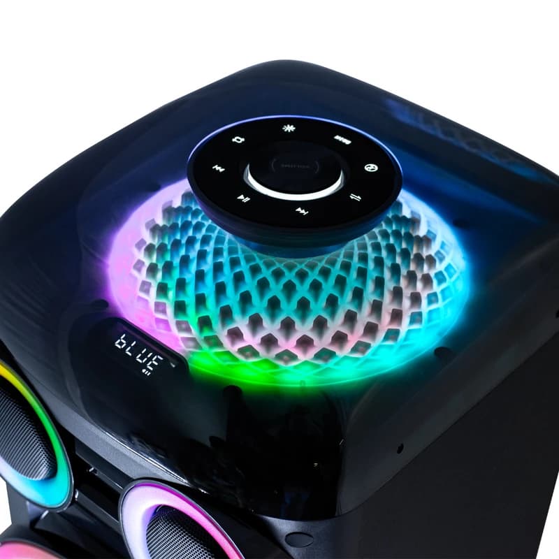 پخش‌کننده خانگی میکرولب مدل Magma 300 با نورپردازی RGB — تصویر ۳