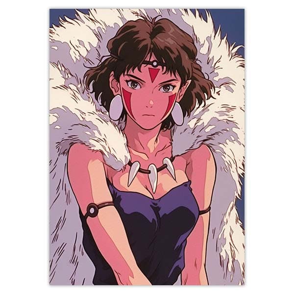 پوستر انیمه شاهزاده مونونوکه Princess Mononoke — تصویر ۲